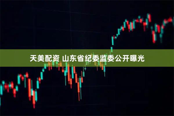 天美配资 山东省纪委监委公开曝光