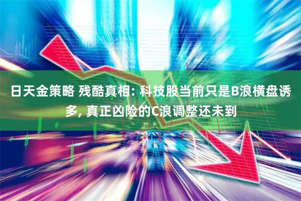 日天金策略 残酷真相: 科技股当前只是B浪横盘诱多, 真正凶险的C浪调整还未到